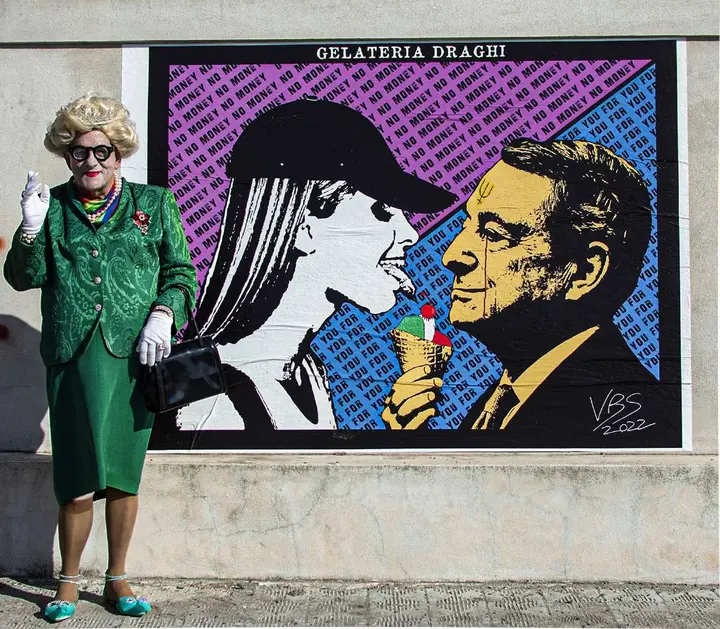 Gelateria Draghi, paste up a Reggio Calabria