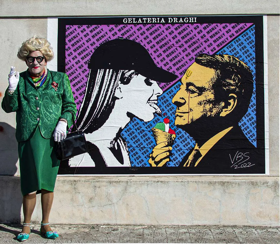 Gelateria Draghi, paste up a Reggio Calabria